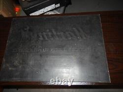 Vintage 19 1/2 Marlin Rifles Guns Rubber Store Counter Mat