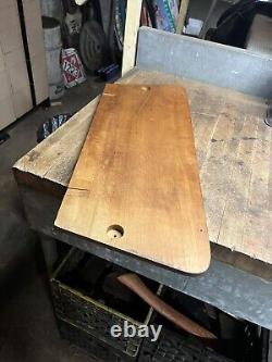 Vintage Old Winchester Gun Rifle Holder Store Display Wall Mount Rack Wood Sign