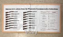 WINCHESTER 1971 NRA CENTENNIAL Lever Action RIFLE STORE COUNTER GUN PAD 2-sided
