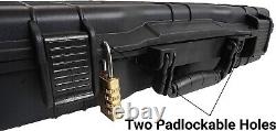 Waterproof Gun Storage Hard Case with Foam for FN PS90 or P90 Rifle & Magazines