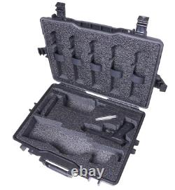 Waterproof Gun Storage Hard Case with Foam for FN PS90 or P90 Rifle & Magazines