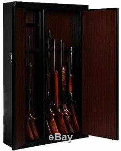 Woodmark 16 Gun Security Cabinet Metal Cabinet Key Lock Rifle Storage Safe New