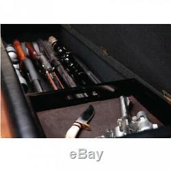 XL Gun Safe Fireproof Hidden Rifle Shotgun Pistol wth Cushion Lock Storage Bench