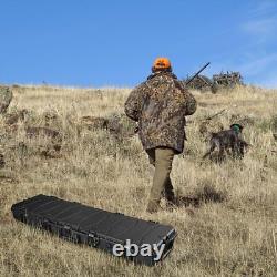 Xcceries 53 Hunting Rifle Long Gun Hard Case Waterproof Roller TSA Padlock