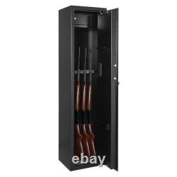 ZOKOP Digital Gun Safe Box 5-Rifle Shotgun Firearm Solid Steel Storage Cabinet