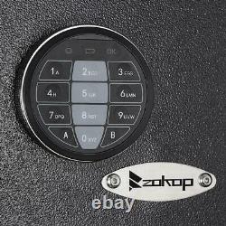Zokop 57 Digital Keypad Safe Box 5 Rifle Hunting Security Storage Gun Rack Key